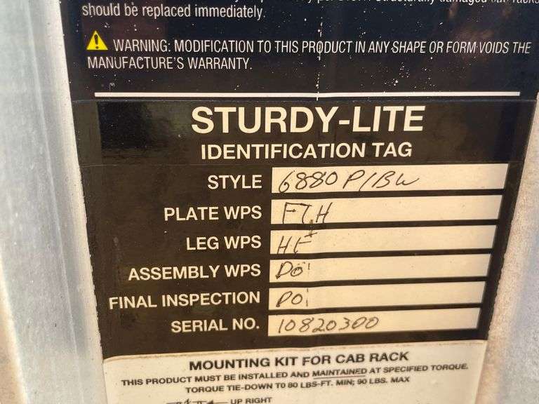 Sturdy-Lite Headache Rack
