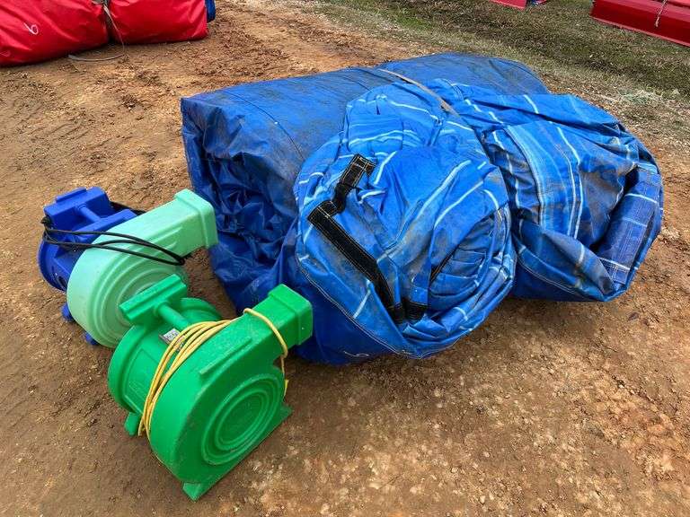 Blue Marble 16' Inflatable Water Slide