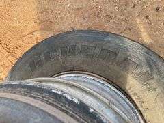 (2) General D660 Tires with (4) 10 Lug Rims