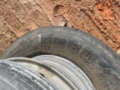 (2) General D660 Tires with (4) 10 Lug Rims