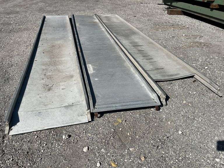 (3) Aluminum Loading Ramps - JJ Merchant