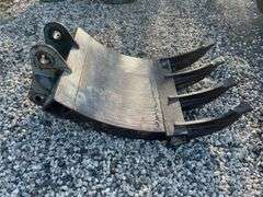Excavator Rake Attachment - JJ Merchant