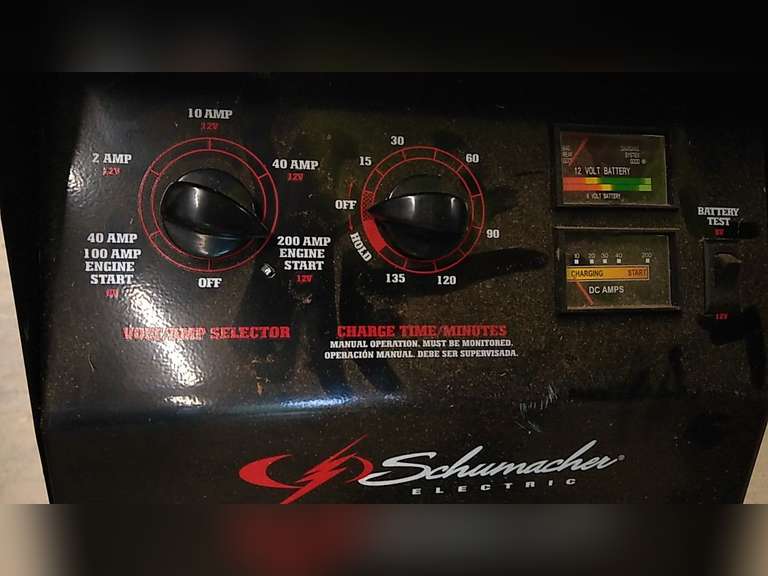 SCHUMACHER SE4022 MANUAL BATTERY CHARGER Jeff Martin Auctioneers