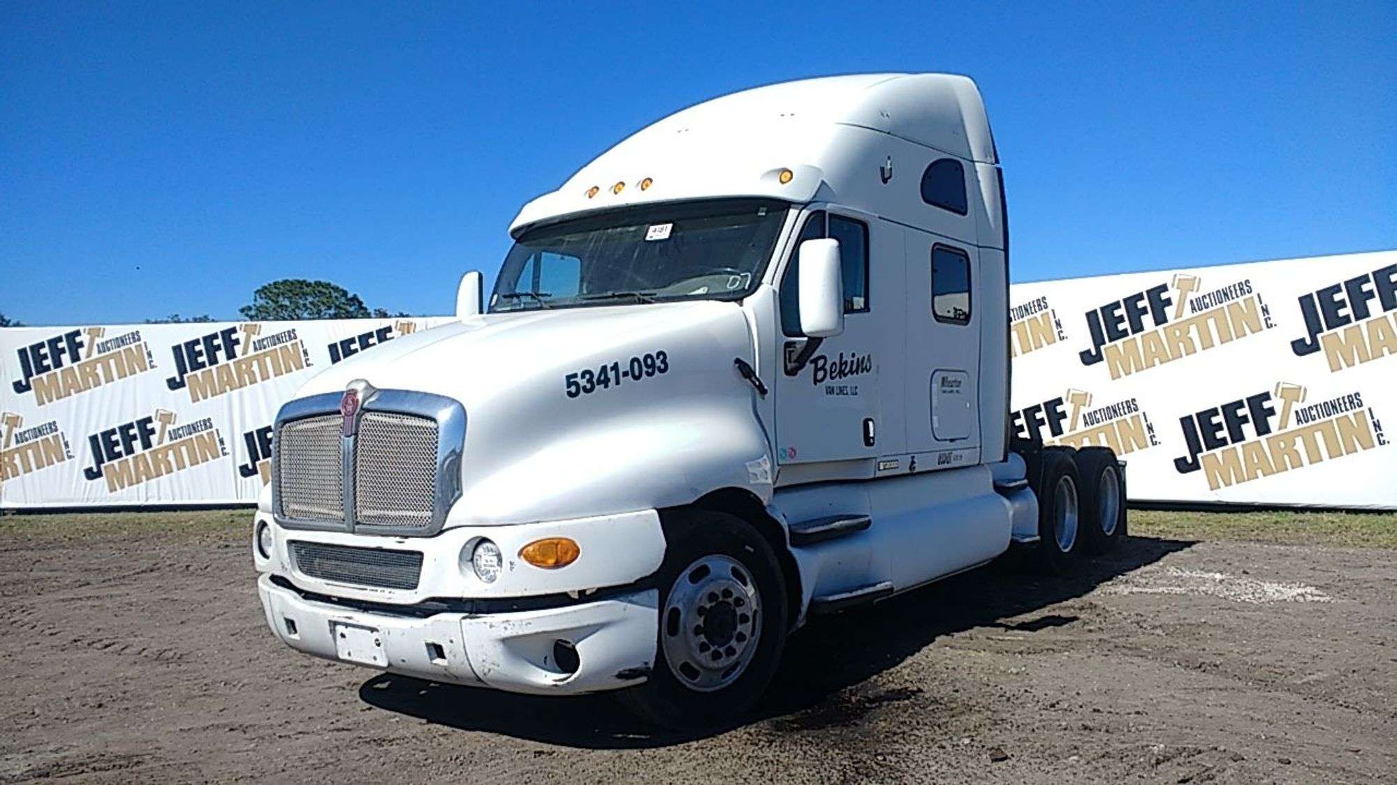 2007 KENWORTH T2000 VIN: 1XKTDB9X87J172766 - Jeff Martin