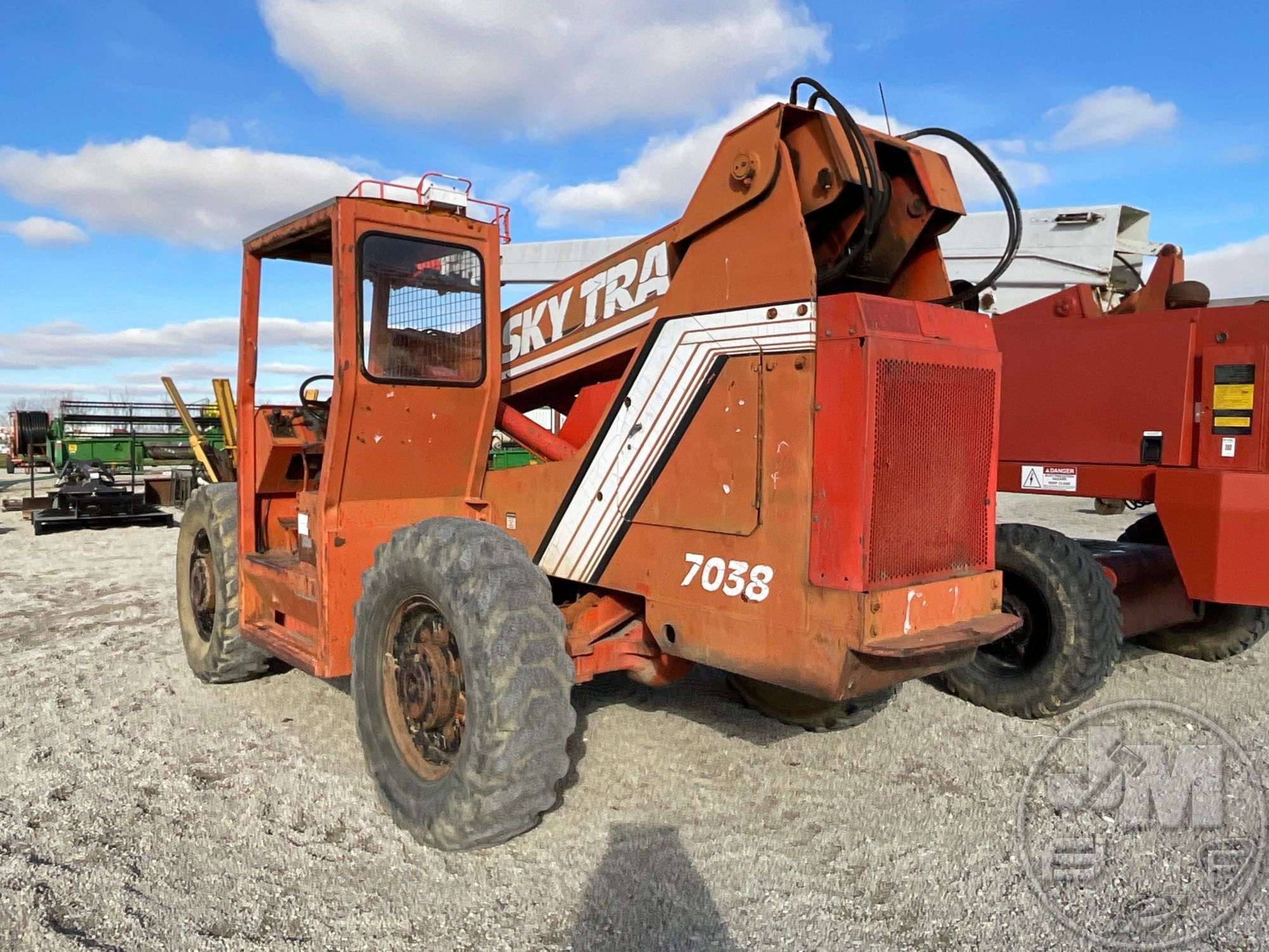SKYTRAK 7038 TELESCOPIC FORKLIFT SN: A8200B - Jeff Martin