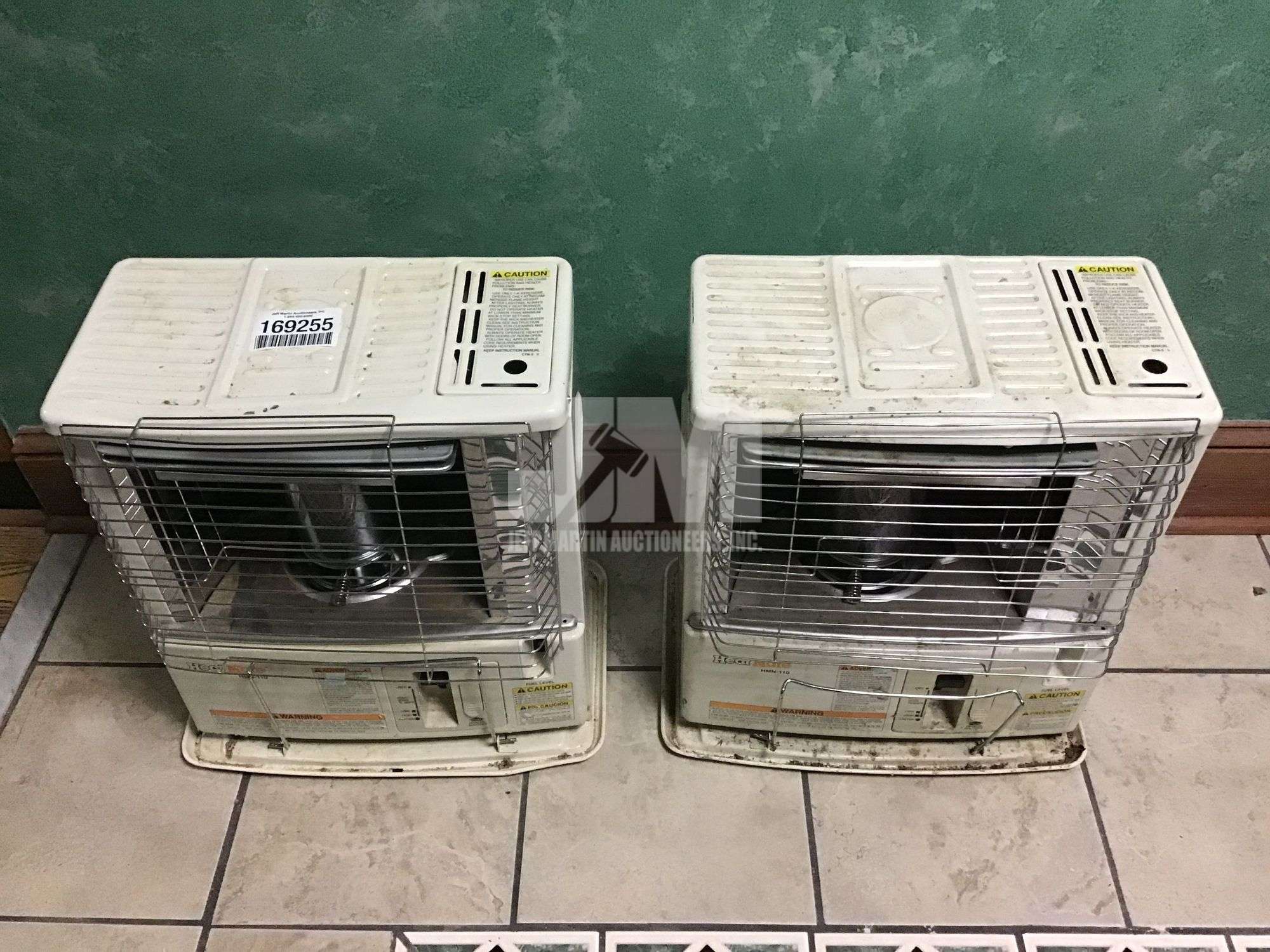 QTY OF (2) HEATMATE HMN-110 ELECTRIC HEATERS - Jeff Martin Auctioneers, Inc.