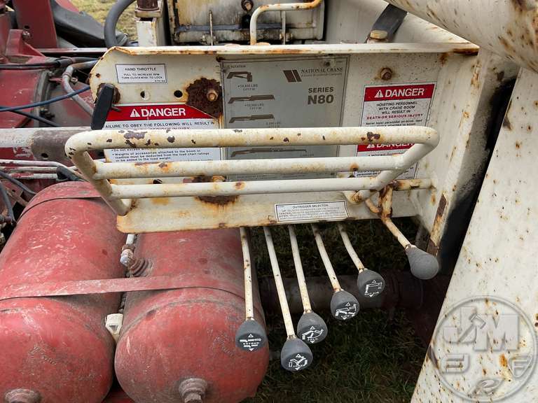1987 MACK MS NATIONAL 14,400 CRANE TRUCK VIN