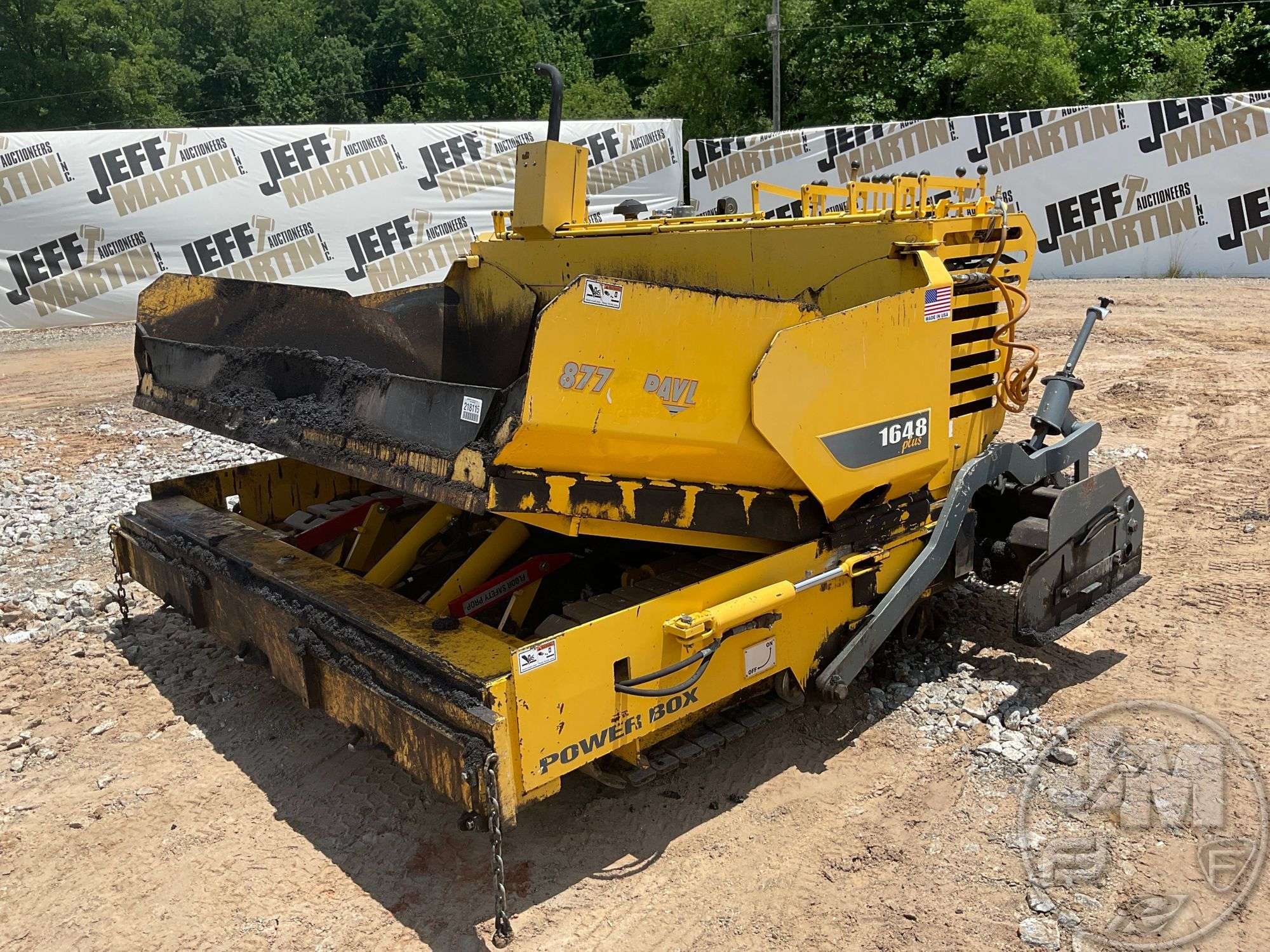 WEILER 1648 PLUS CRAWLER ASPHALT PAVER SN: P16481014 - Jeff
