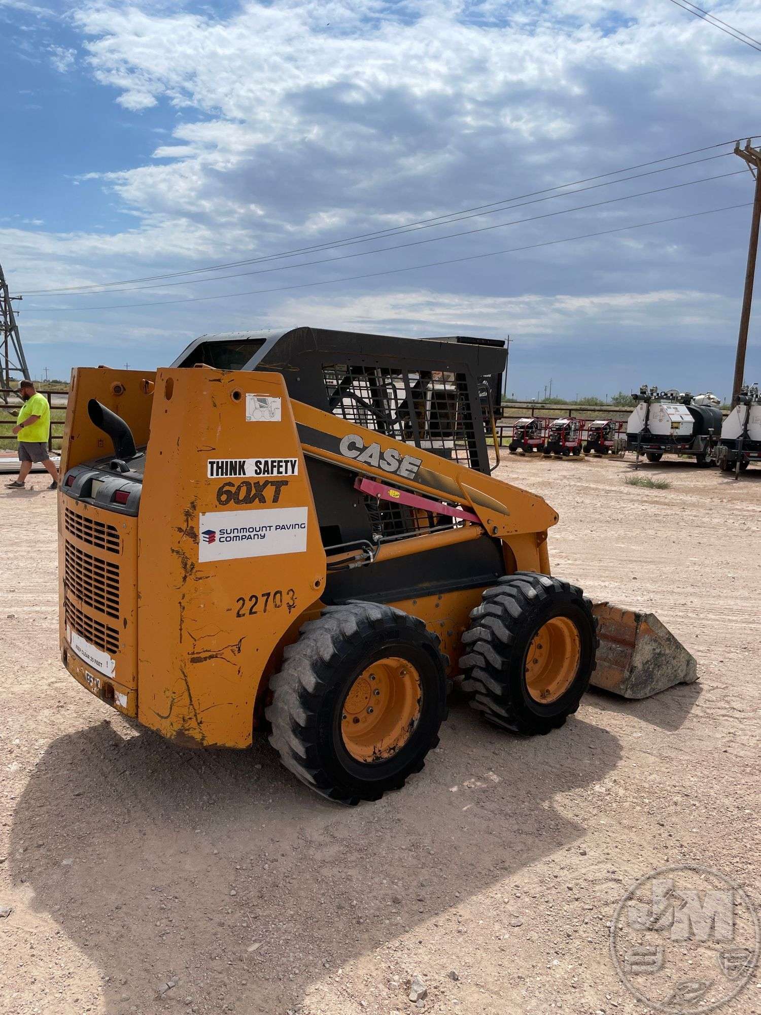 2002 CASE 60XT SKID STEER SN: JAF0350164 CANOPY - Jeff