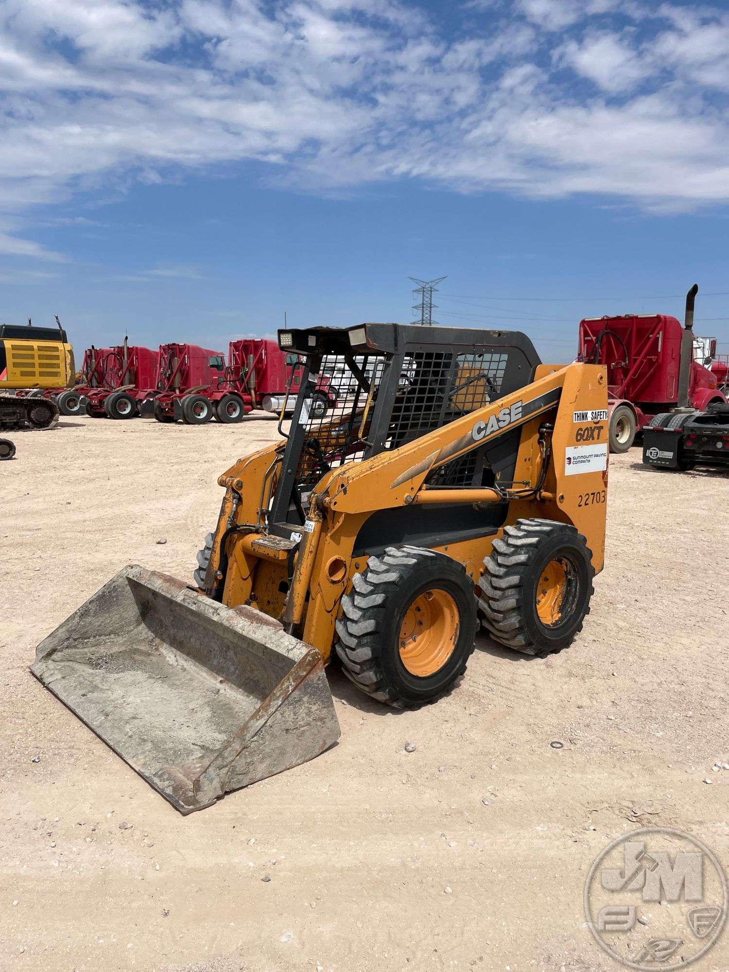 2002 CASE 60XT SKID STEER SN: JAF0350164 CANOPY - Jeff