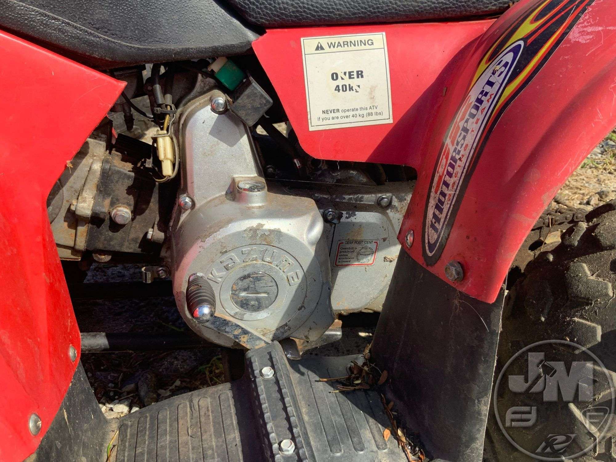 KAZUMA ATV, VIN: LW0XCMKC751018046, 145/70-6 TIRES - Jeff