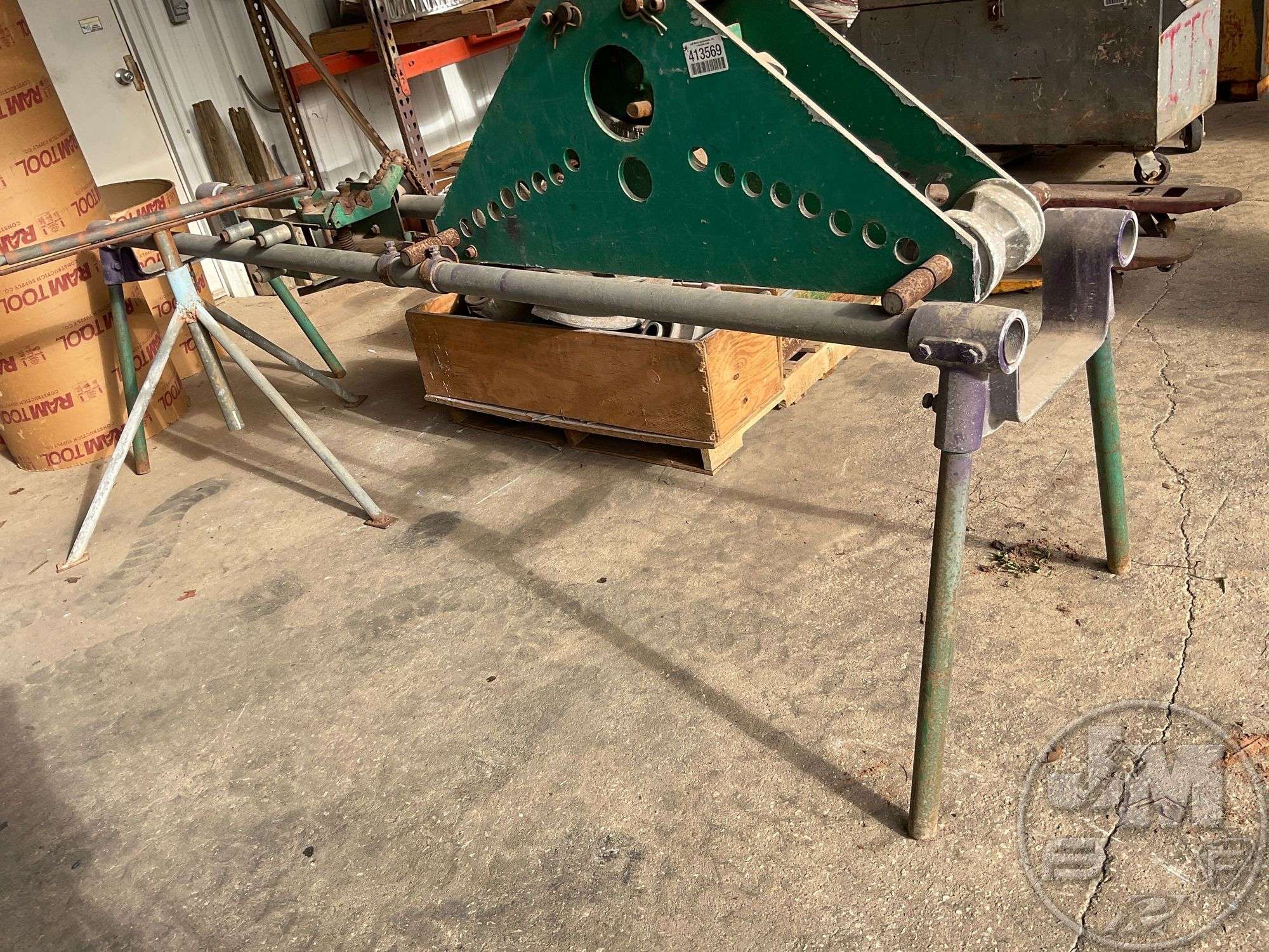 GREENLEE 777 PORTABLE HYDRAULIC BENDER - Jeff Martin Auctioneers, Inc.
