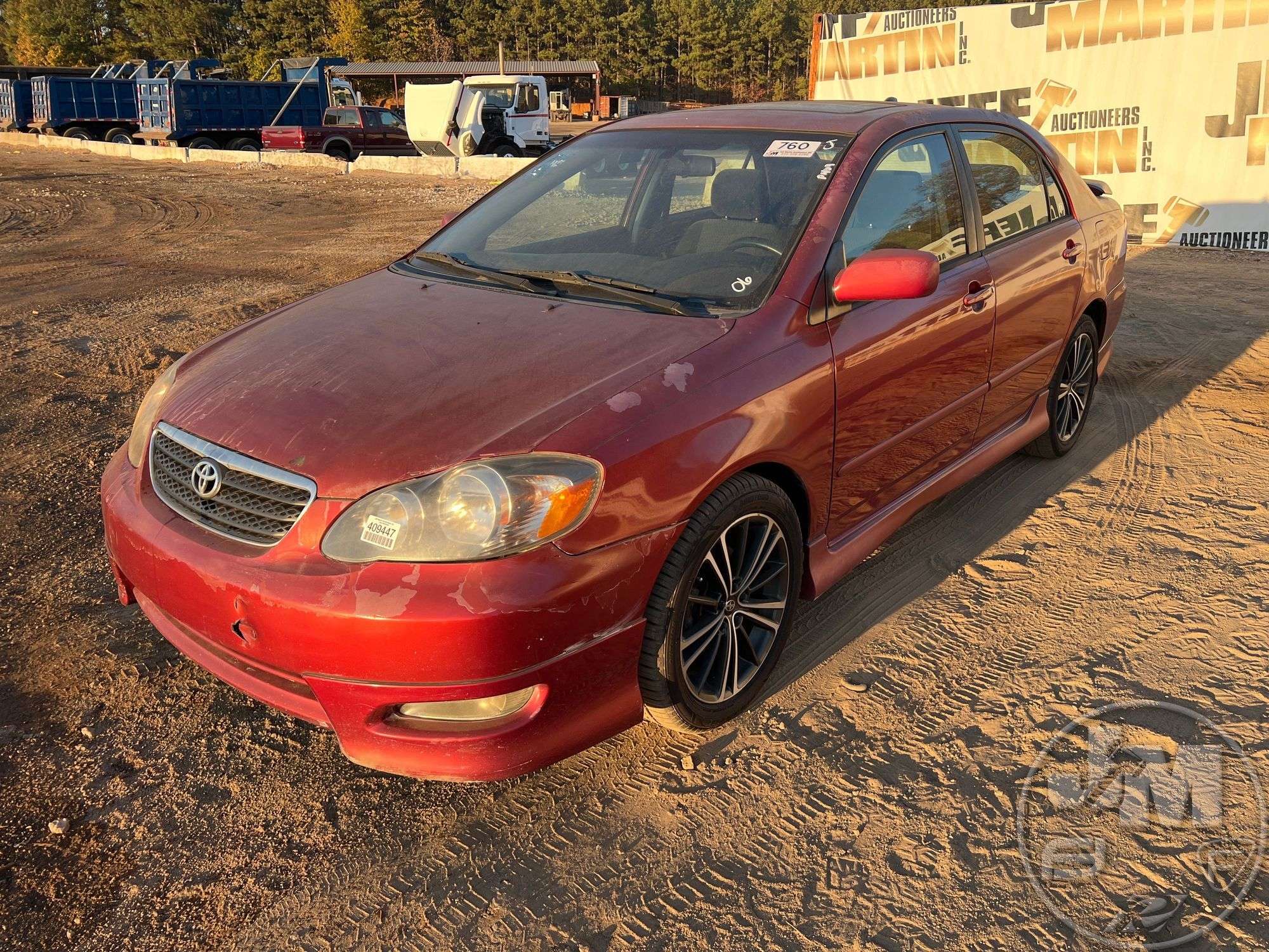 2006 TOYOTA COROLLA VIN: 2T1BR32E06C634674 - Jeff Martin