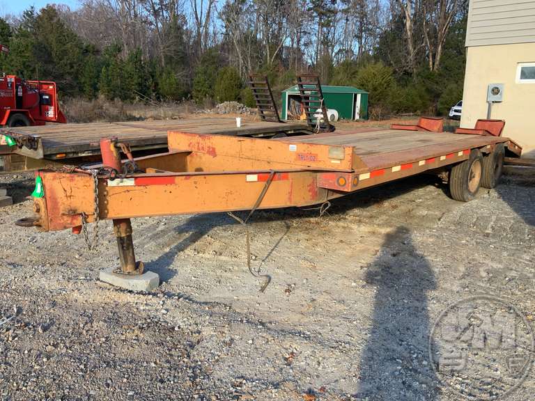 1987 EAGER BEAVER TAG A LONG EQUIPMENT TRAILER VIN 112LPT203HT090149