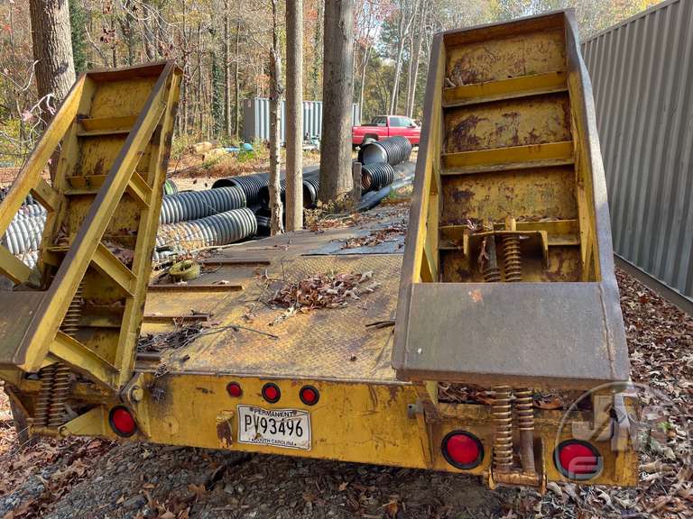 1988 HUDSON 10HHT 10 TON T/A EQUIPMENT TRAILER VIN 10HHTMBG8J2000044 Jeff Martin Auctioneers