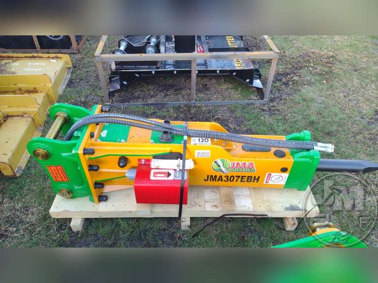 JM ATTACHMENT 307EBH HYDRAULIC HAMMER Jeff Martin Auctioneers, Inc.