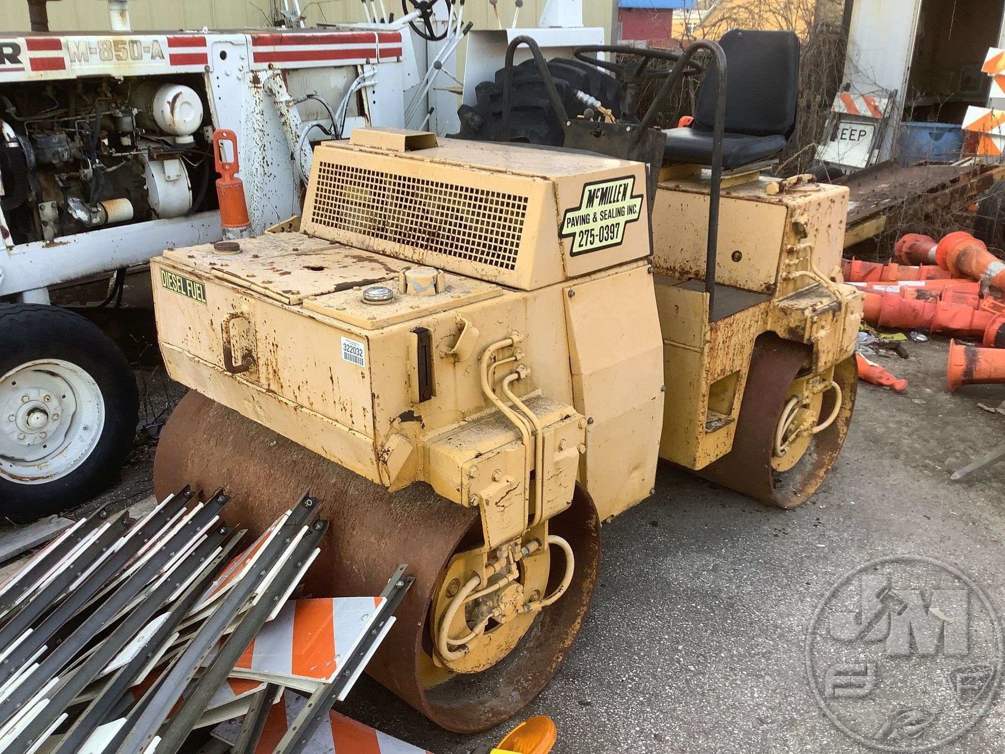 1988 BOMAG BW120AD TANDEM VIBRATORY ROLLER SN: 101170020801