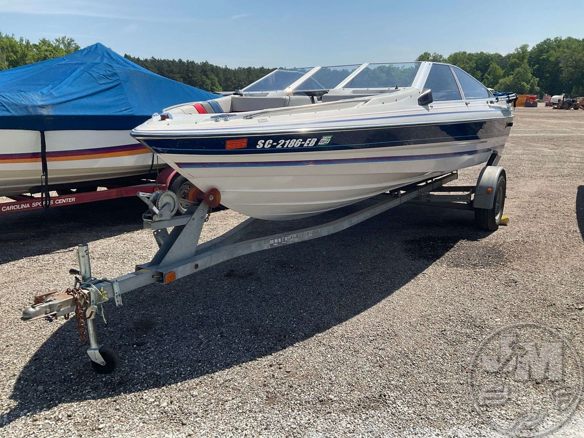 1987 BAYLINER CAPRI VIN BL4D05CXJ687 SKI BOAT - Jeff Martin