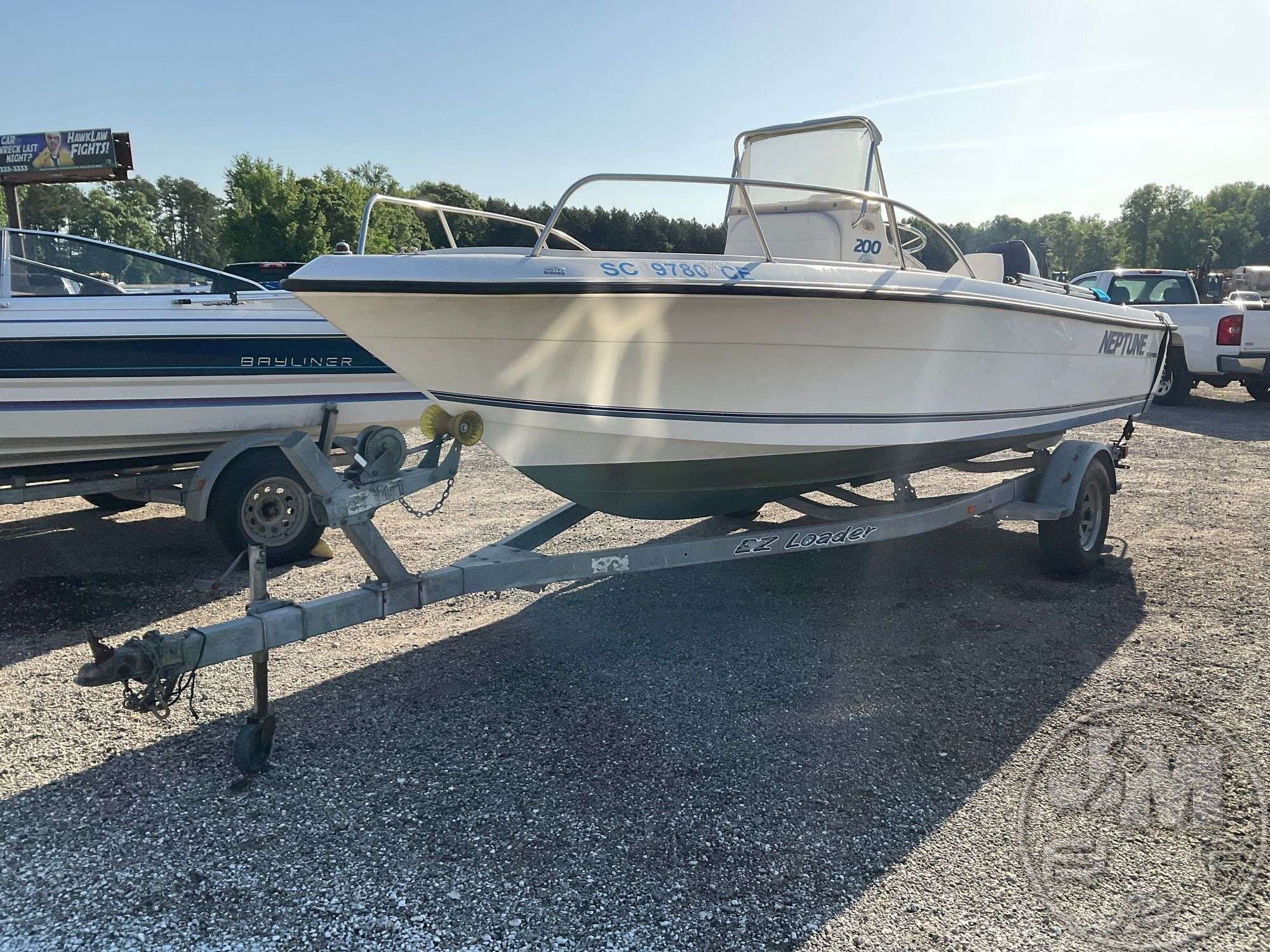 1996 SUNBIRD NEPTUNE 200 VIN SB2V0059J596 CENTER CONSOLE BOAT