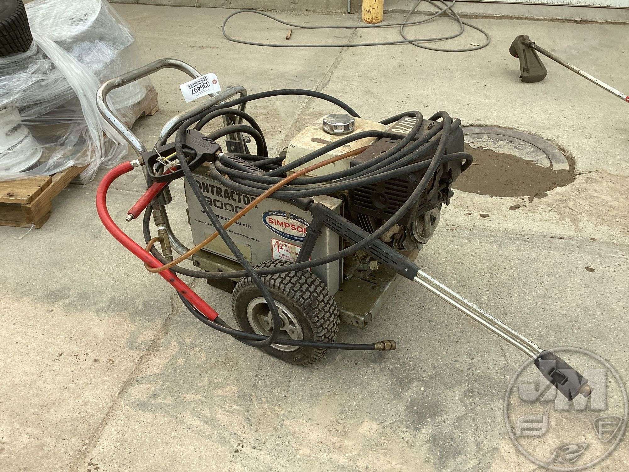 SIMPSON CONTRACTOR 3000 PRESSURE WASHER SN: 9704913 - Jeff