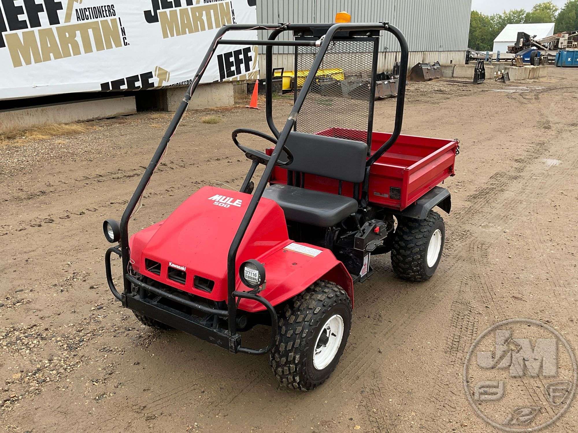 KAWASAKI MULE 500 KAF300B SN: K1AFBB1XPB501507 - Jeff Martin