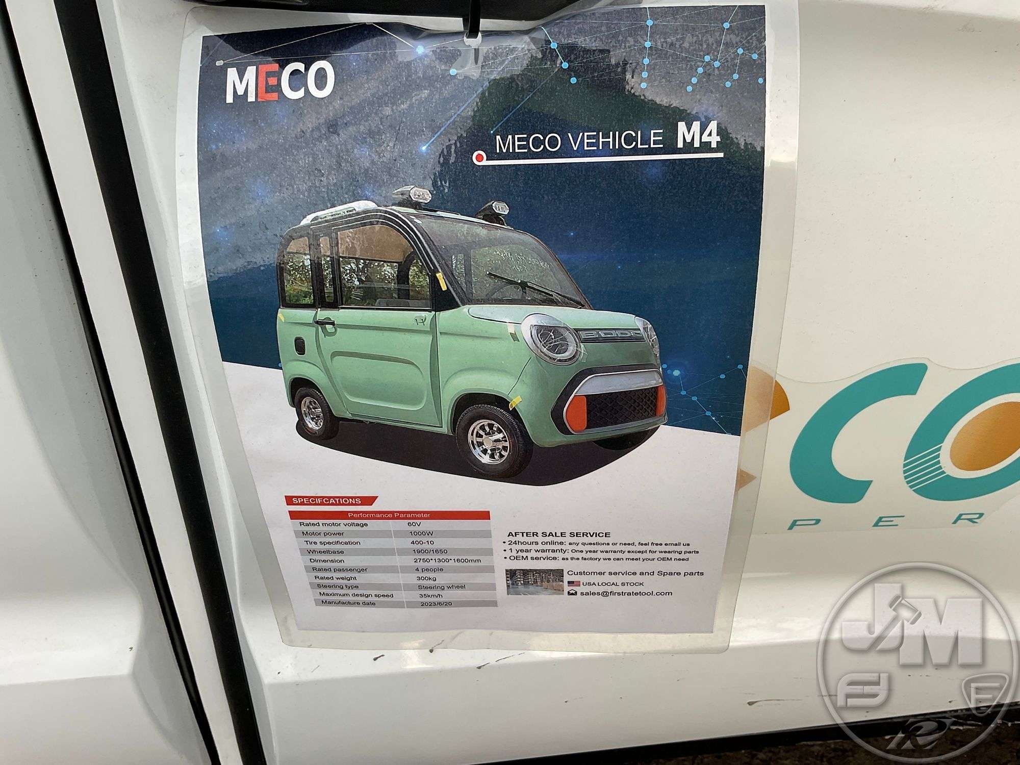 2024 MECO VEHICLE M4 SH23-10-3119 - Jeff Martin Auctioneers, Inc.