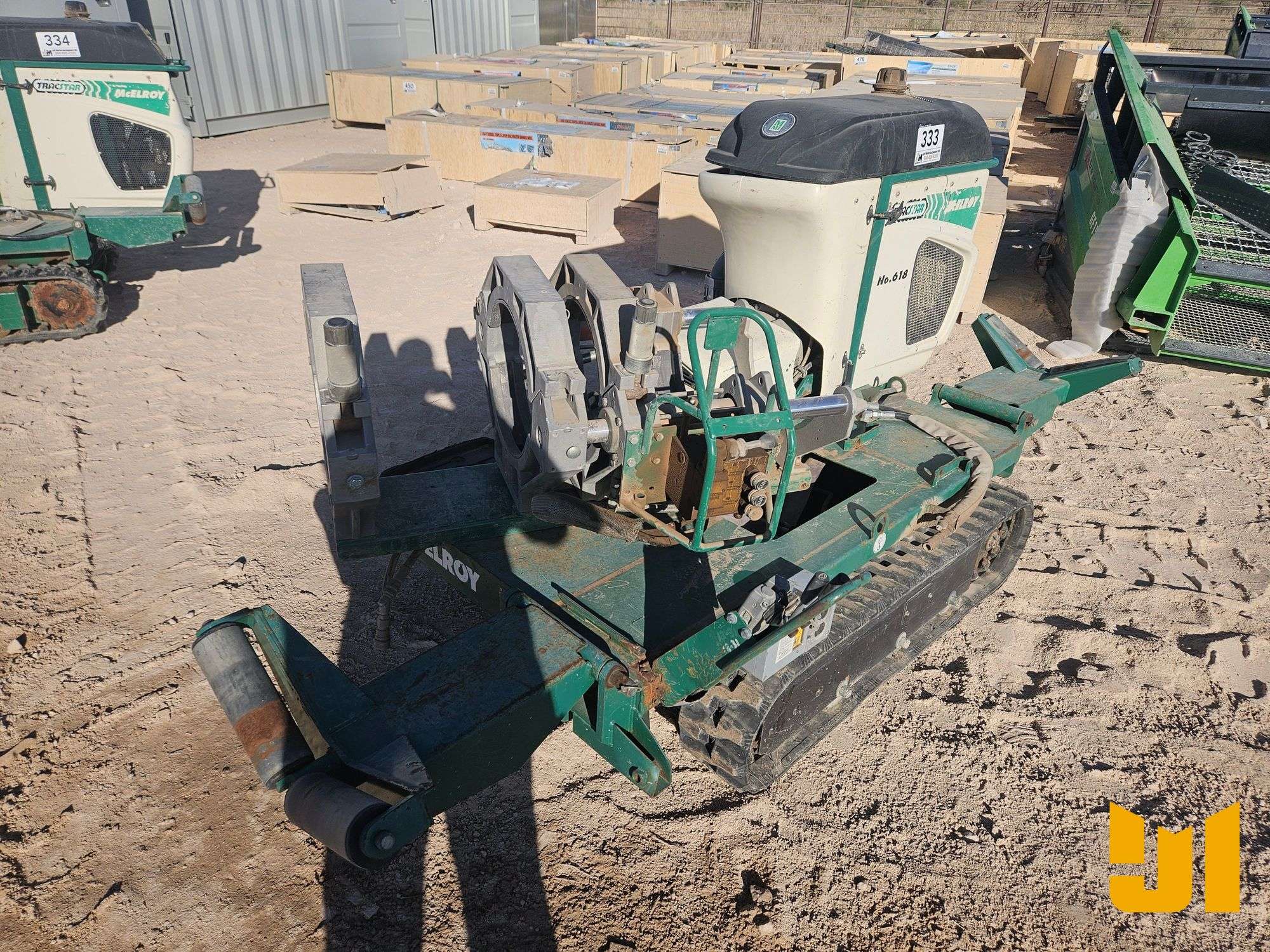 MCELROY TRACSTAR 412 PIPE FUSION MACHINE - Jeff Martin