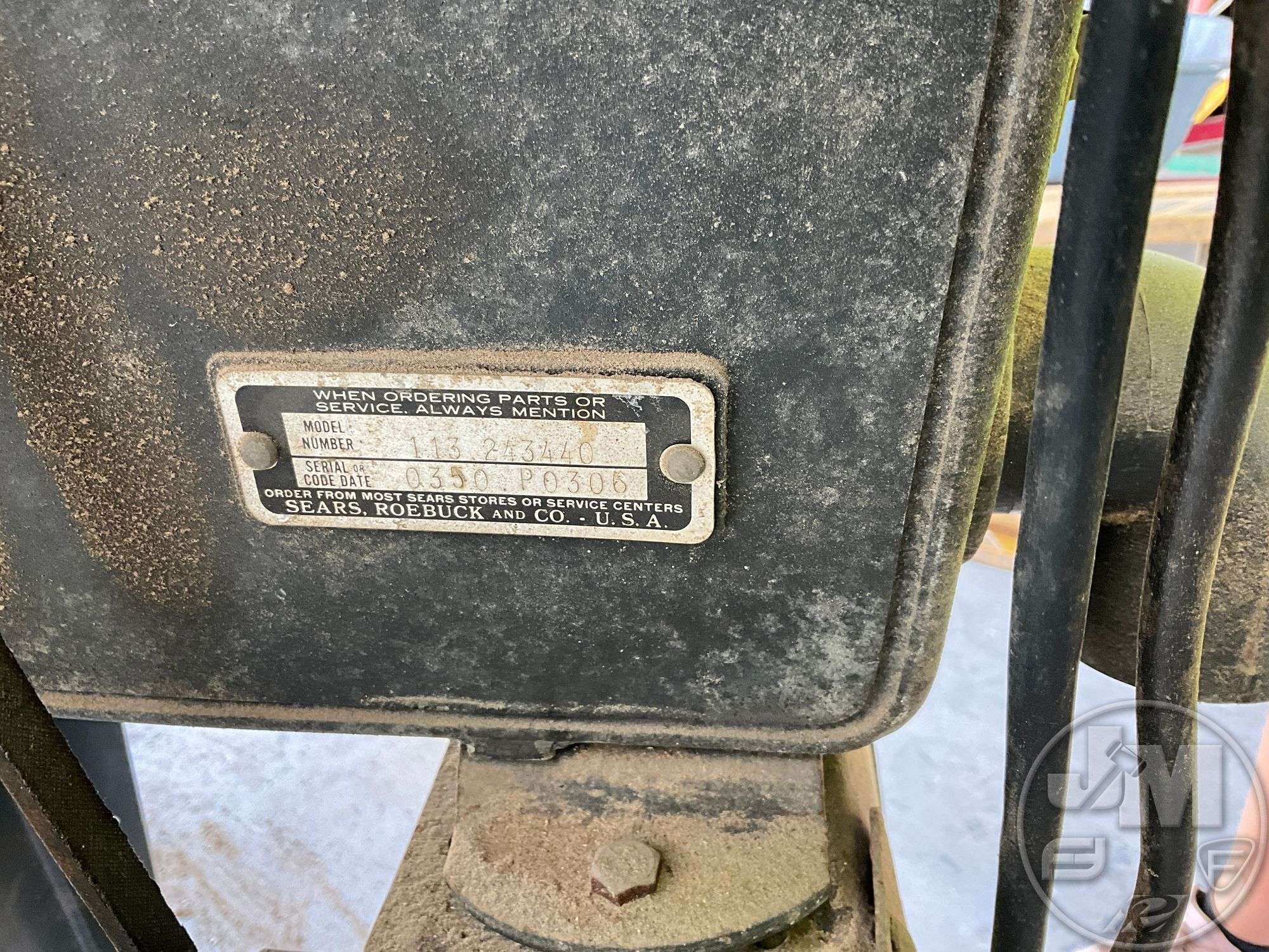 CRAFTSMAN 12” BAND SAW-SANDER, MODEL: 113 243440, SN: 0350