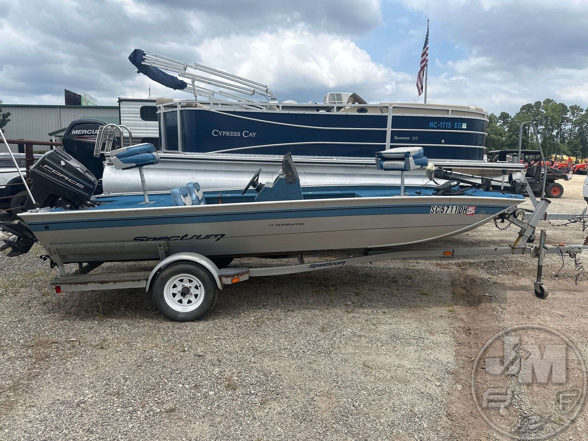 1994 SPECTRUM 17 DOMINATOR VIN FMCC89SVH494 BASS BOAT - Jeff