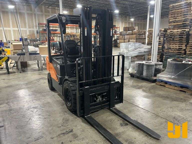 2023 DOOSAN G30E-7 CUSHION TIRE FORKLIFT SN: FGA1N-1290-01333