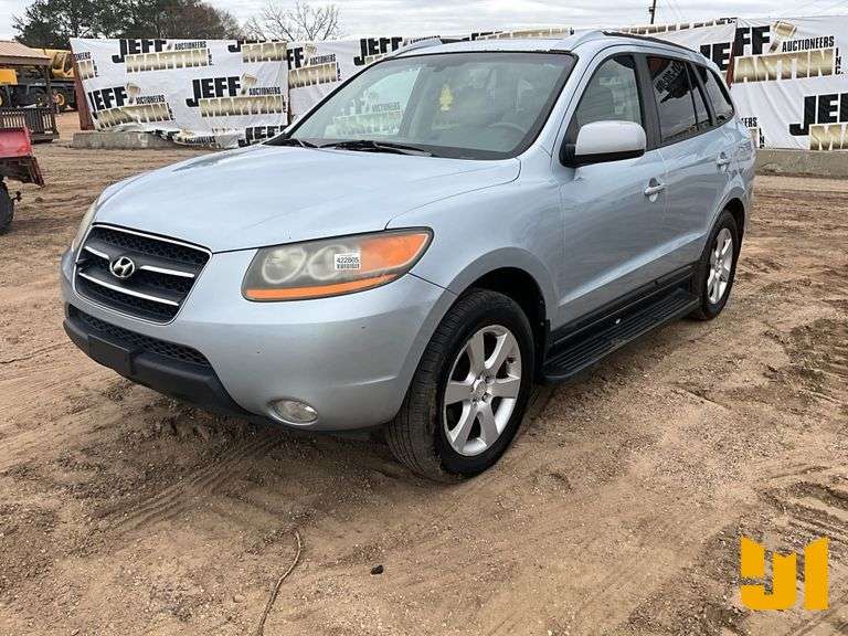 2008 HYUNDAI SANTA FE VIN: 5NMSH13E18H226798 - Jeff Martin Auctioneers ...