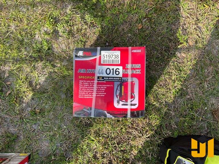 20 TON AIR HYDRAULIC BOTTLE JACK