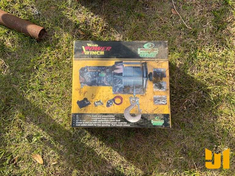 2000# ATV WOOD POWER WINCH - ATV WINCH - CAMO
