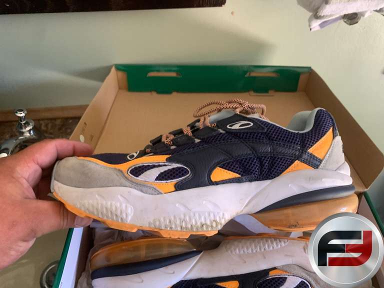 THREE PAIRS OF PUMA SHOES SIZE 13