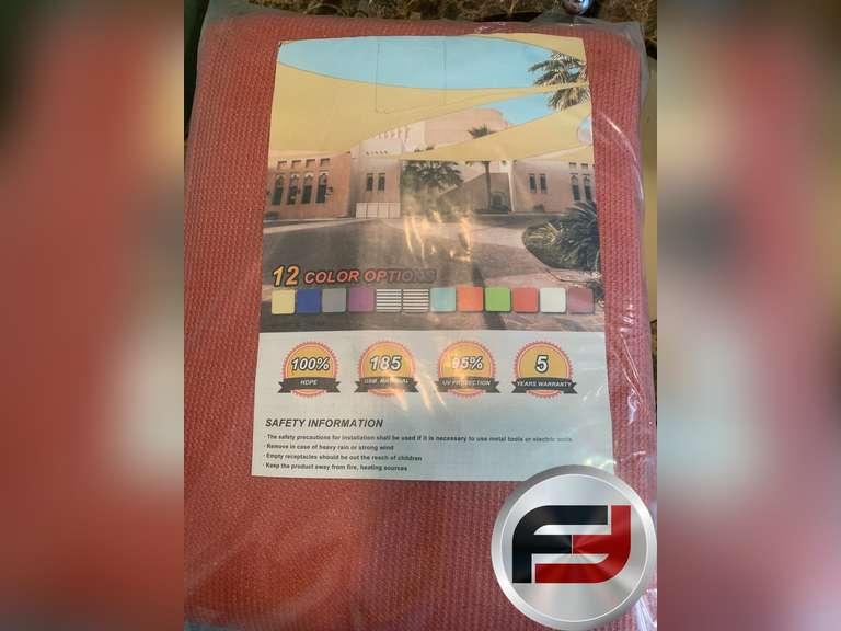 SUN SHADE SAIL 20'