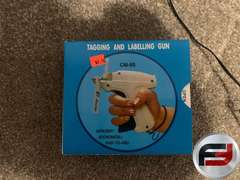 COMPUTER MONITOR, HEATER, SCALES, TAGGING AND LABELLING GUN AND PAPER