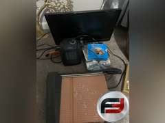 COMPUTER MONITOR, HEATER, SCALES, TAGGING AND LABELLING GUN AND PAPER