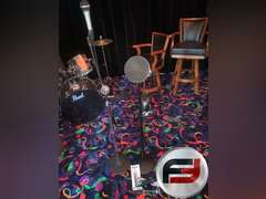 MIC’S, STANDS, AND 26” VIZIO TV