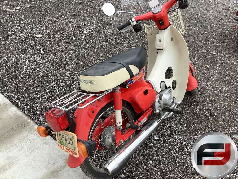 1982 HONDA PASSPORT DELUXE MOTORCYCLE VIN: JH2DA0108BS107373