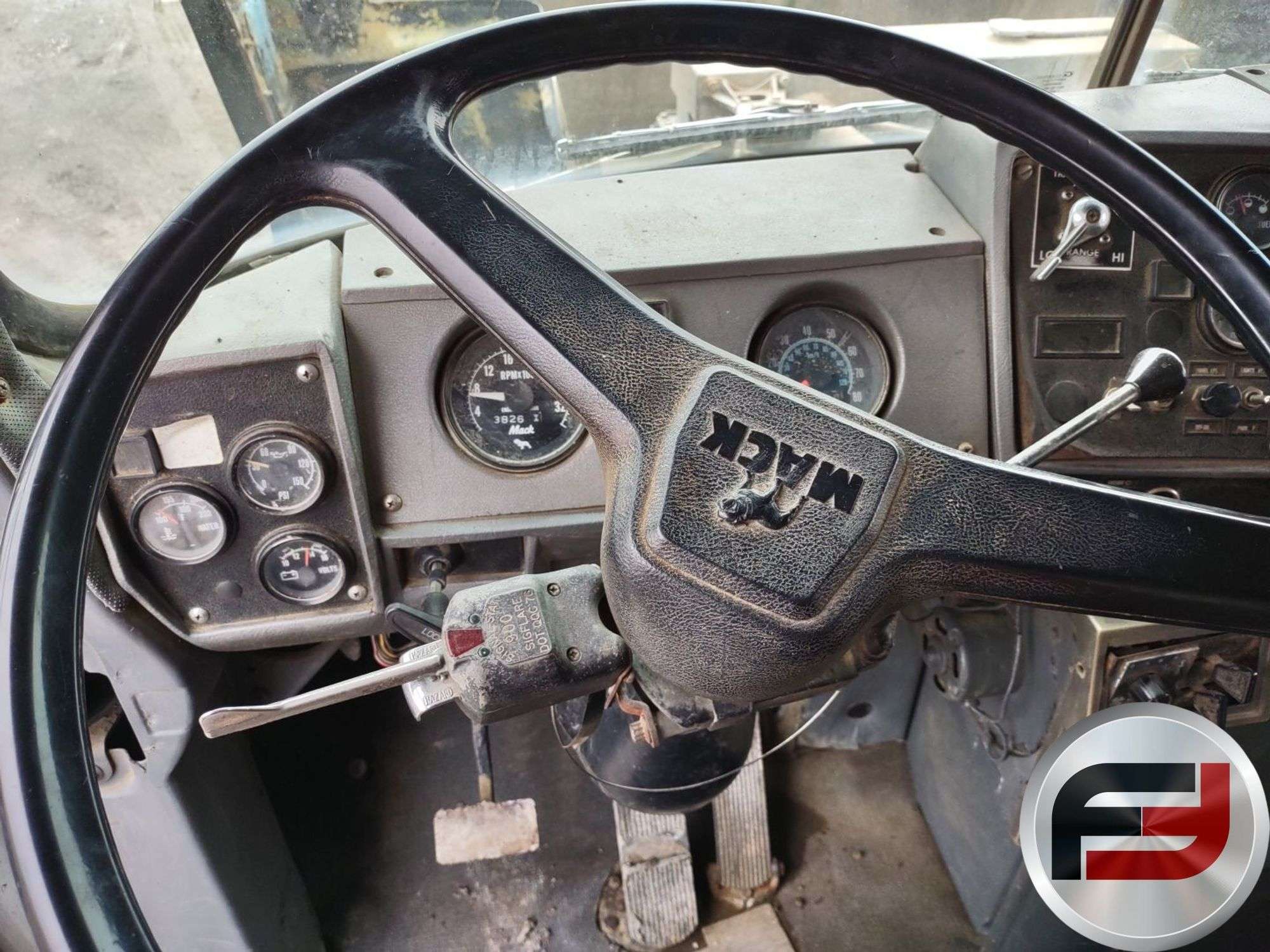 1980 MACK DM68 TRI-AXLE DUMP TRUCK VIN: DM686S6299 - Freije