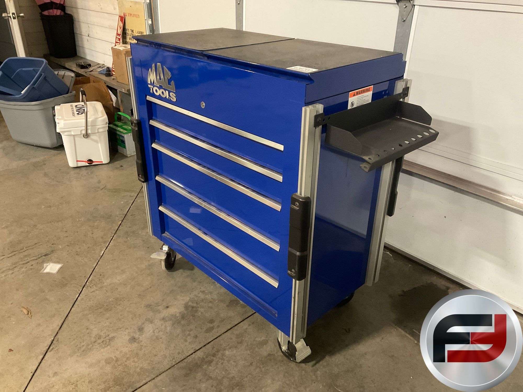 MAC TOOLS TOOL BOX MB199UCFD-BL SN: 98452 | Lot 52572 | ONLINE
