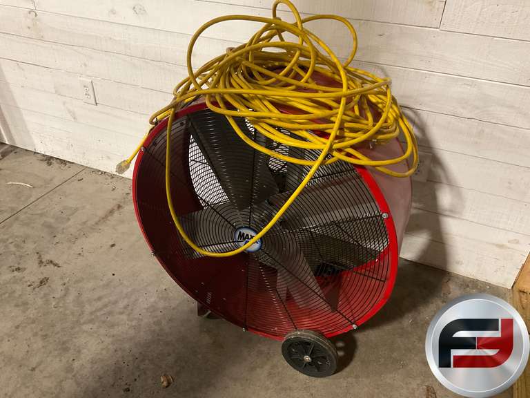 MAX AIR BF30DD RED SHOP FAN