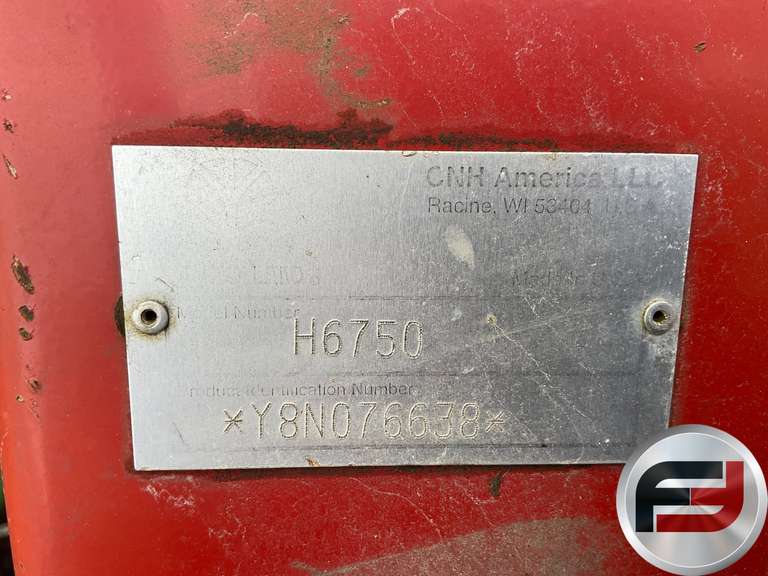 NEW HOLLAND  DISC MOWER H6750 SN: Y8N076638