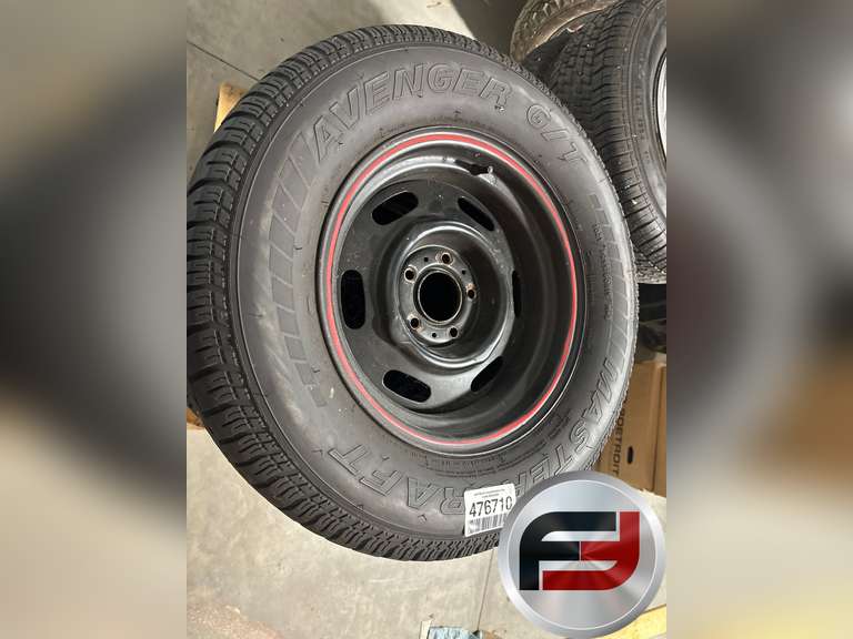 MASTERCRAFT TIRES ON STEEL WHEELS SET OF 4 P255/60R/15