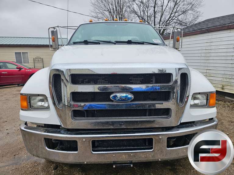 2008 FORD F-650 SINGLE AXLE ROLLBACK TRUCK VIN: 3FRNX65C68V666020
