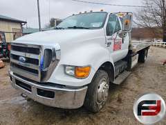 2008 FORD F-650 SINGLE AXLE ROLLBACK TRUCK VIN: 3FRNX65C68V666020