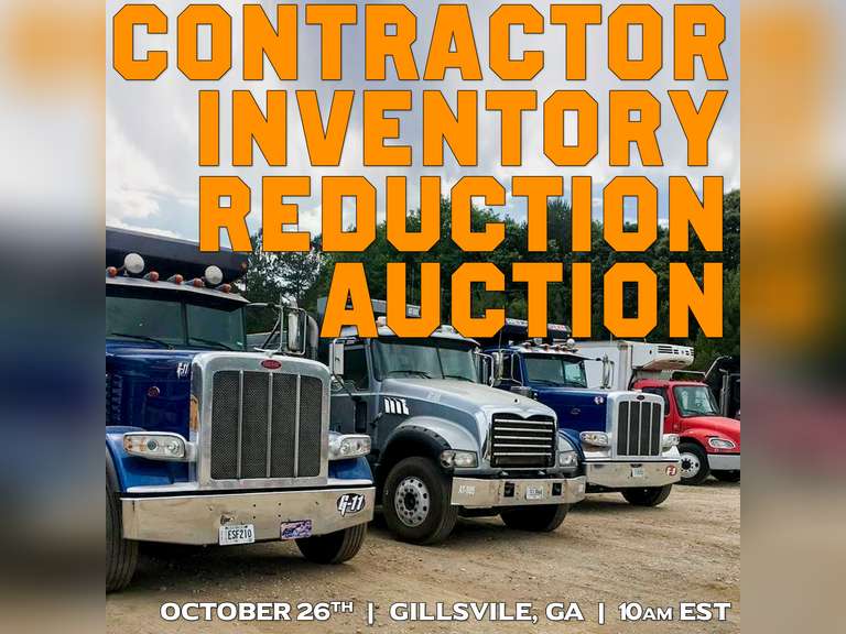 CONTRACTOR INVENTORY REDUCTION AUCTION - SIMPSON & SIMPSON AND OTHERS @ 10 AM EST