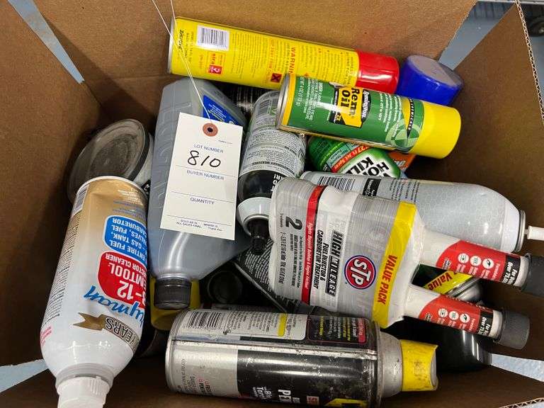 Cans wd40, brake cleaner, pb, wasp killer, and more Kessler Auction & Realty Co., INC.