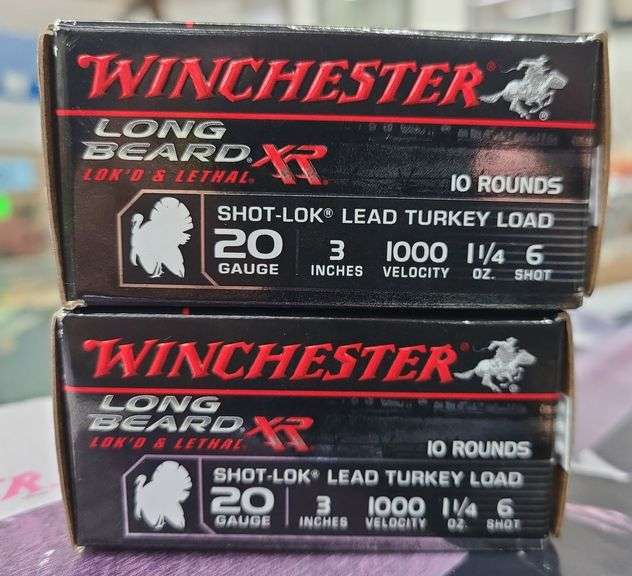 20 rds of Winchester 20 ga Long Beard Ammo Kramer Auction LLC