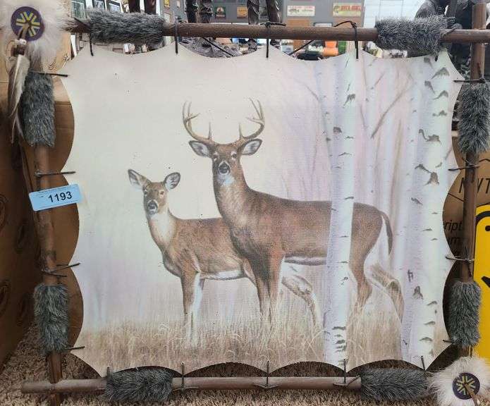 Decorative Deer Wall Hanging Kramer Auction LLC